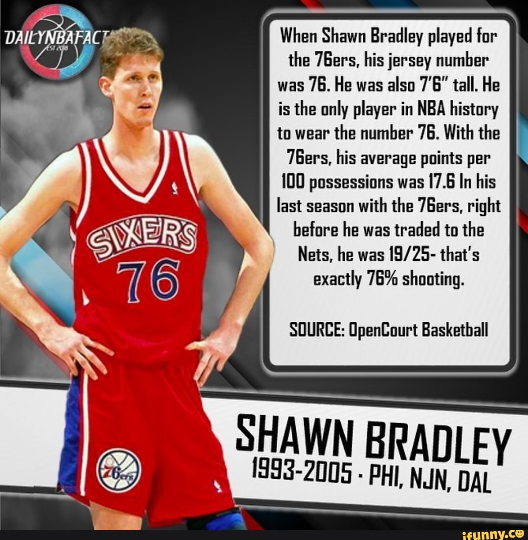 shawn bradley jersey