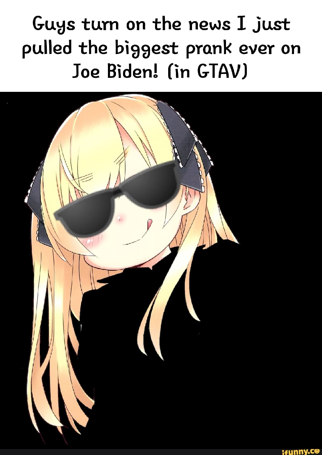 Guys turn on the news I just pulled the biggest prank ever on Joe Biden