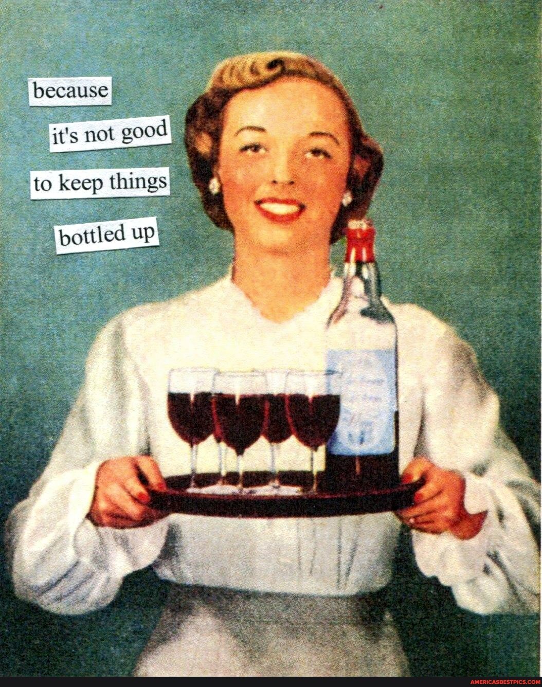 because
not good
to keep things)