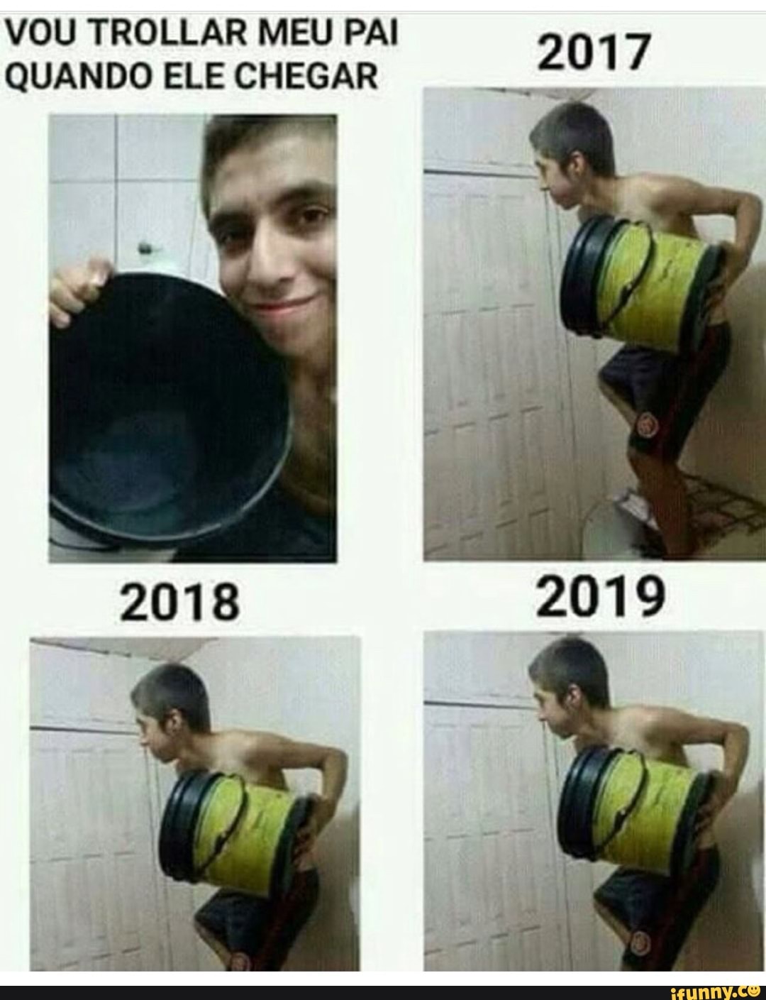 VOU TROLLAR MEU PAI
2017
QUANDO ELE CHEGAR
Eis