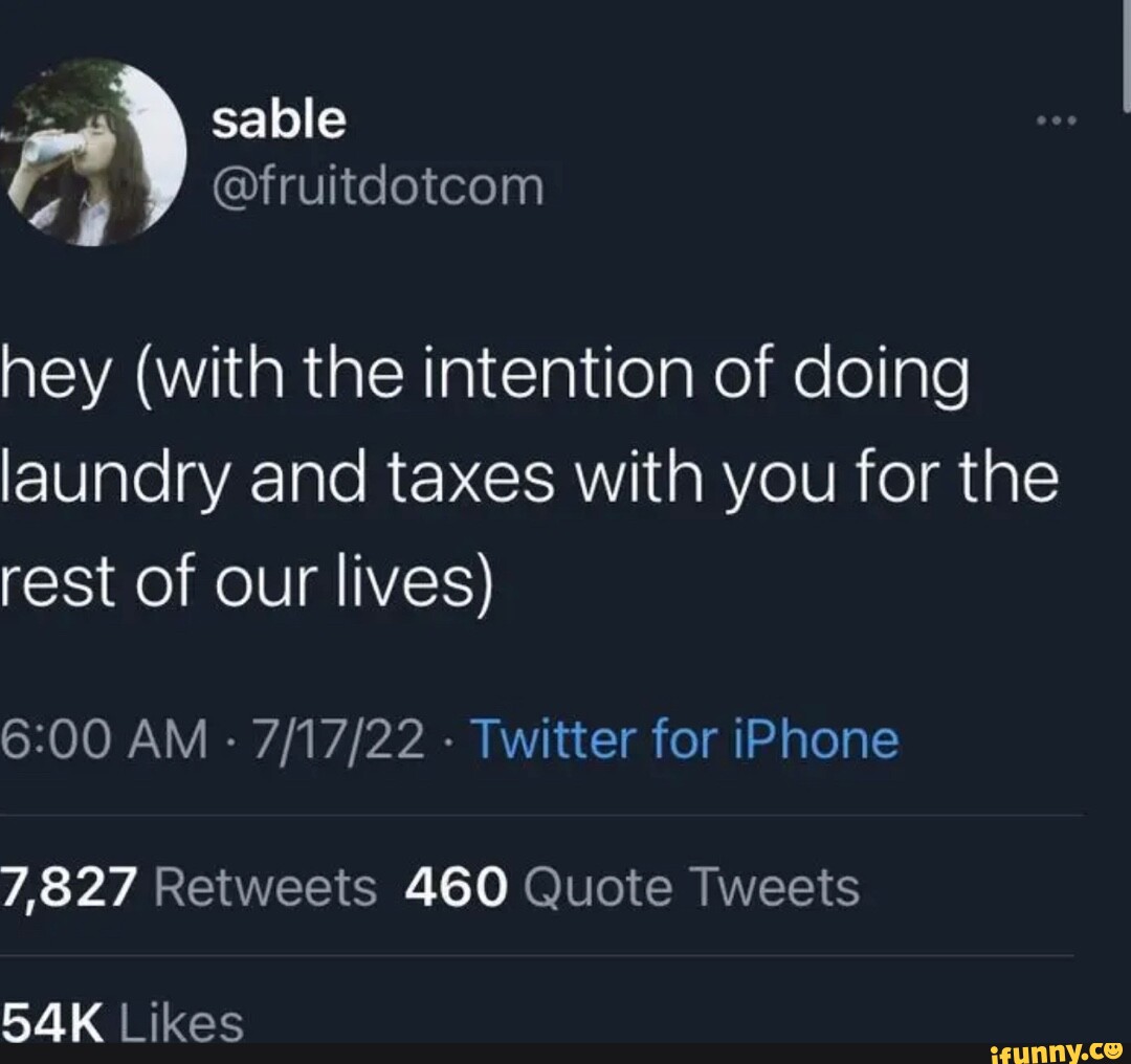 Sable G} hey (with the intention of doing laundry and