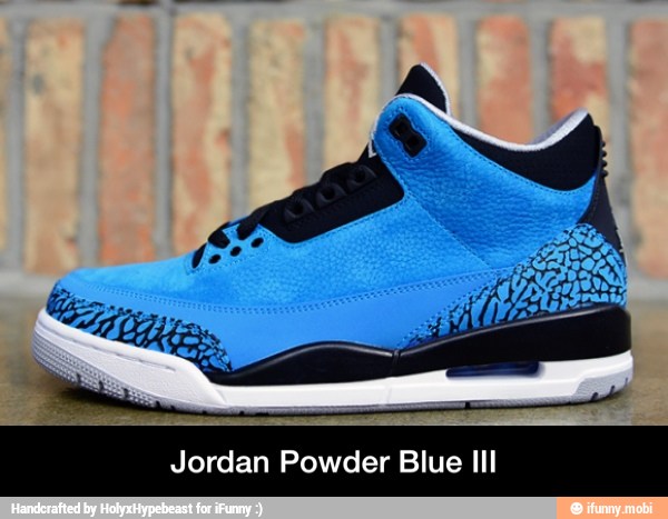 dan Powder Blue III - Jordan Powder Blue III