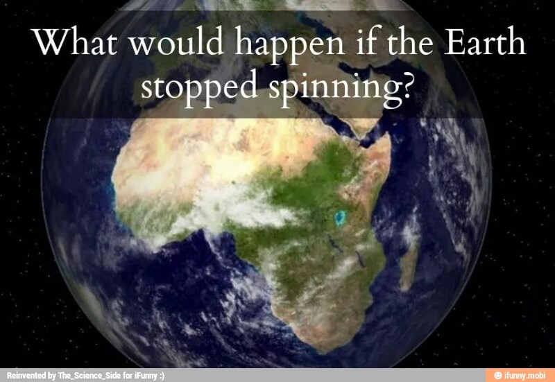 What would happen if the Earth
inning?