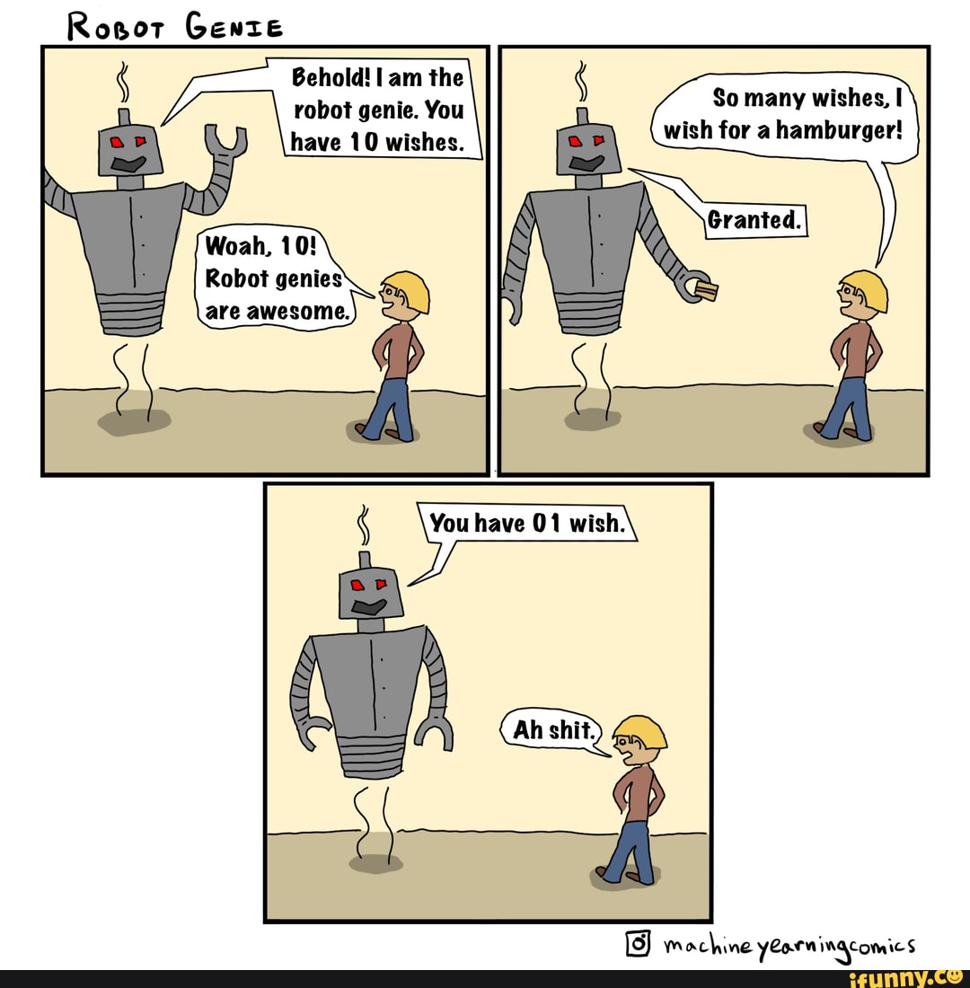 Integrar Mula Persona comics #comic #funny #webcomic #webcomics - Rosor Gente Behold! am the robot  genie. You have 10 wishes. Woah, 10! Robot genies' are awesome. So many  wishes, wish for a hamburger! have 01