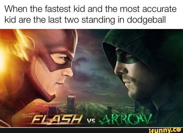When the fastest kid and the most accurate kid are the last two standing in dodgeball