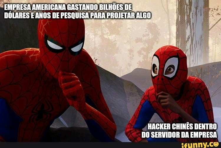 EMPRESA AMERICANA GASTANDO BILHÕES DE DOLARES E ANOS DE PESQUISA PARA PROJETAR ALGO
HACKER CHINÊS DENTRO DO SERVIDOR DA EMPRESA