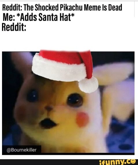 pikachu santa hat