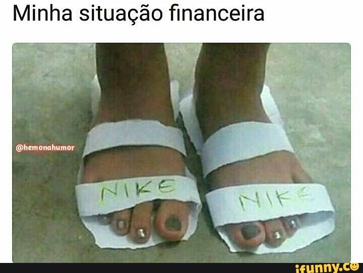 Minha situação financeira