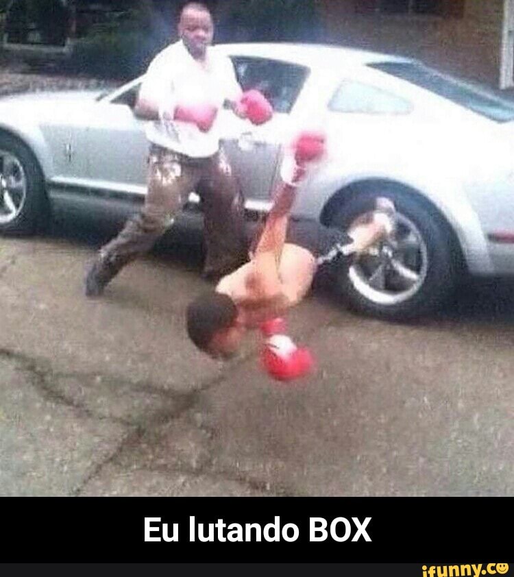 Eu lutando BOX
