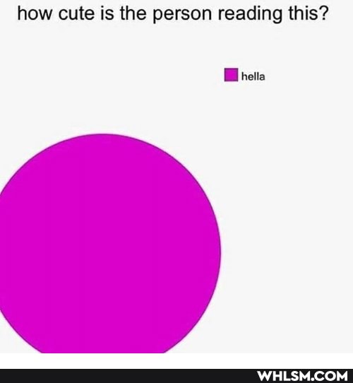 how cute is the person reading this?