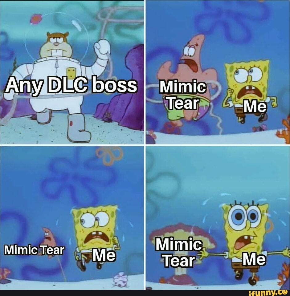 Any DLC boss I Mimic Mimic Tear M Mimic Tear Me - iFunny