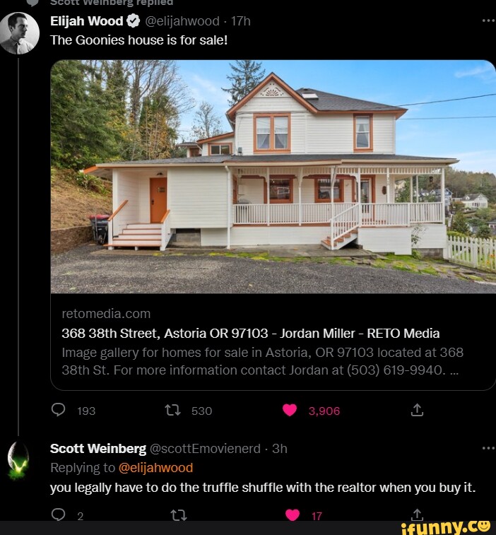 Elijah Wood e! The Goonies house is for sale! 368 38th Street