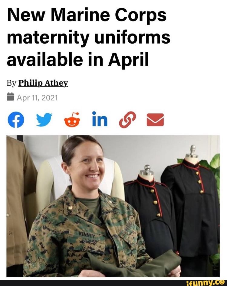 New Marine Corps maternity uniforms available in April By Philip Athey