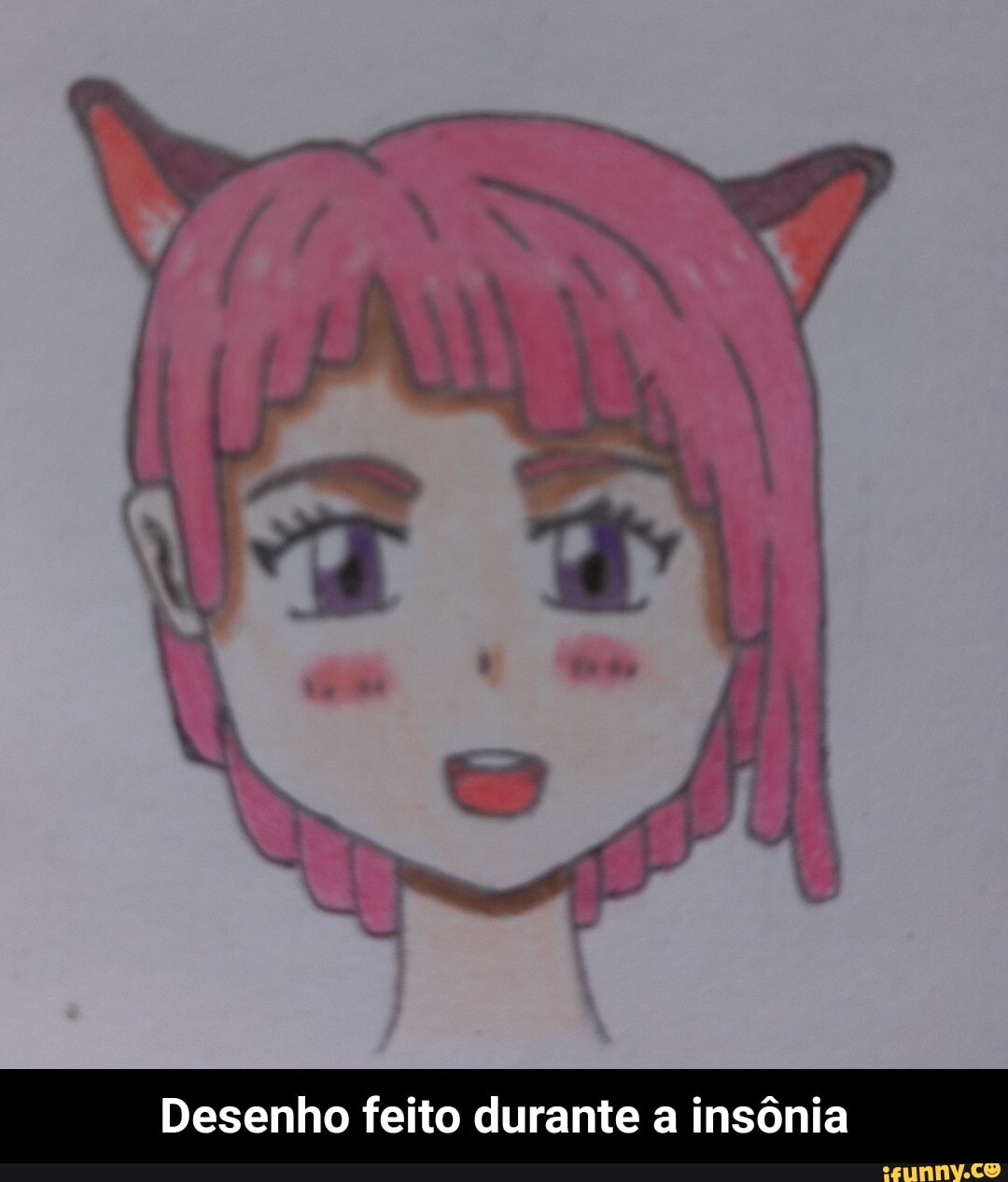 Desenho feito durante a insônia - Desenho feito durante a insônia