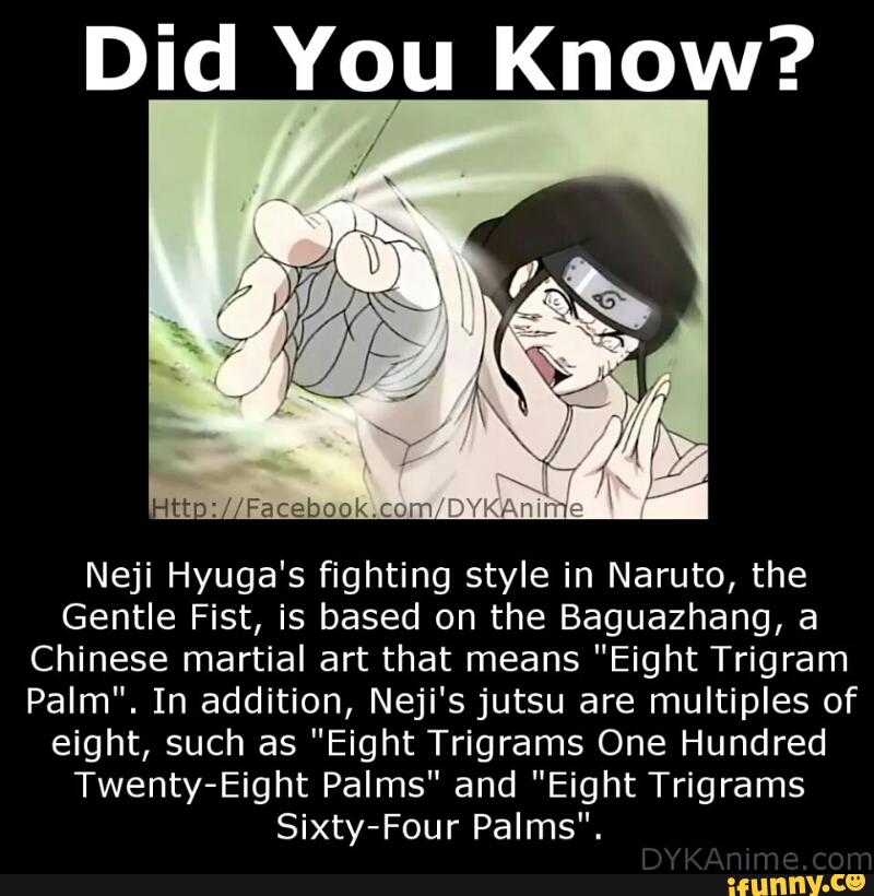 Did You Know? Neji Hyuga's fighting style in Naruto, the Gentle Fist