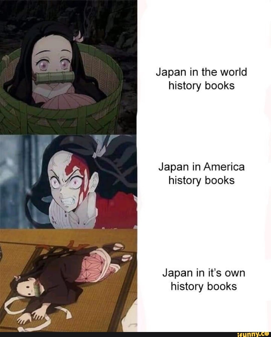 Japan in the world history books Japan in America history books Japan