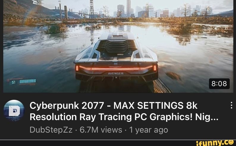 WW Cyberpunk 2077 MAX SETTINGS Resolution Ray Tracing PC Graphics 