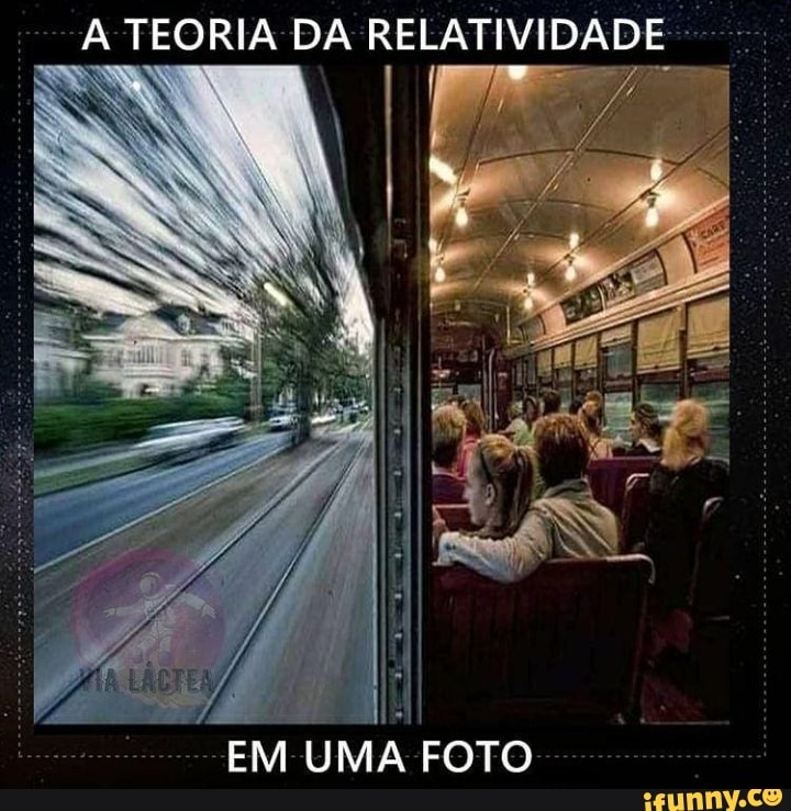 A TEORIA DA RELATIVIDADE
EM UMA FOTO
