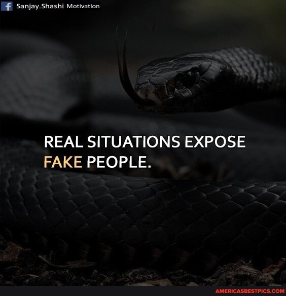 Sanjay.Shashi Motivation
REAL SITUATIONS EXPOSE FAKE PEOPLE.