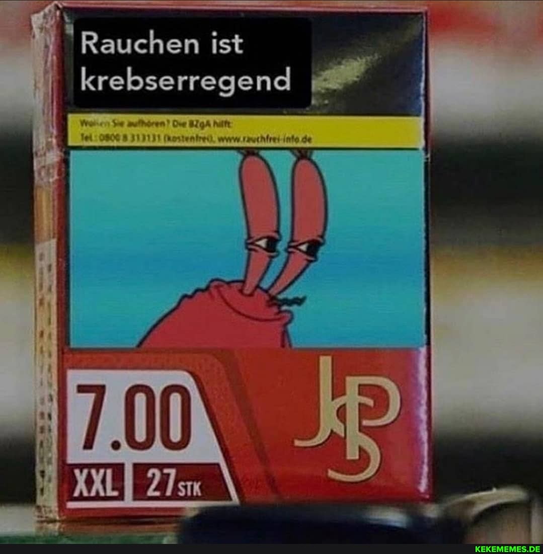 Rauchen ist krebserregend I Keke