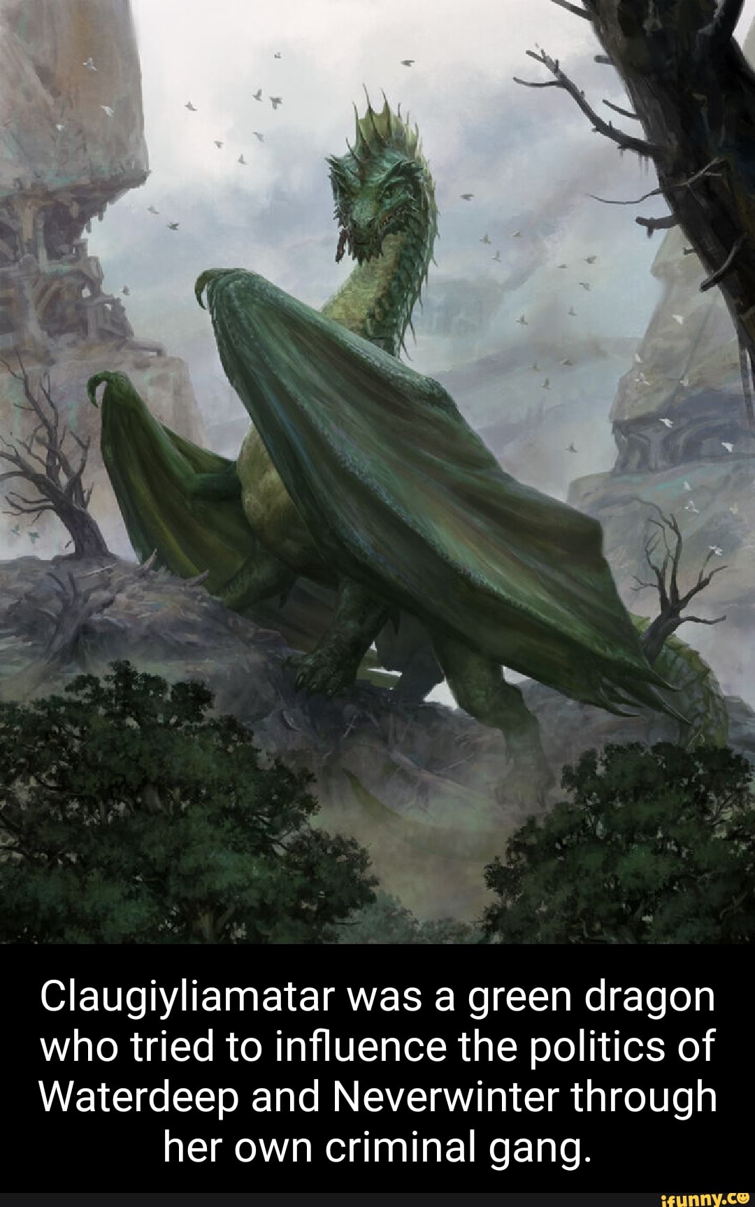 Green Dragon Art Forgotten Realms