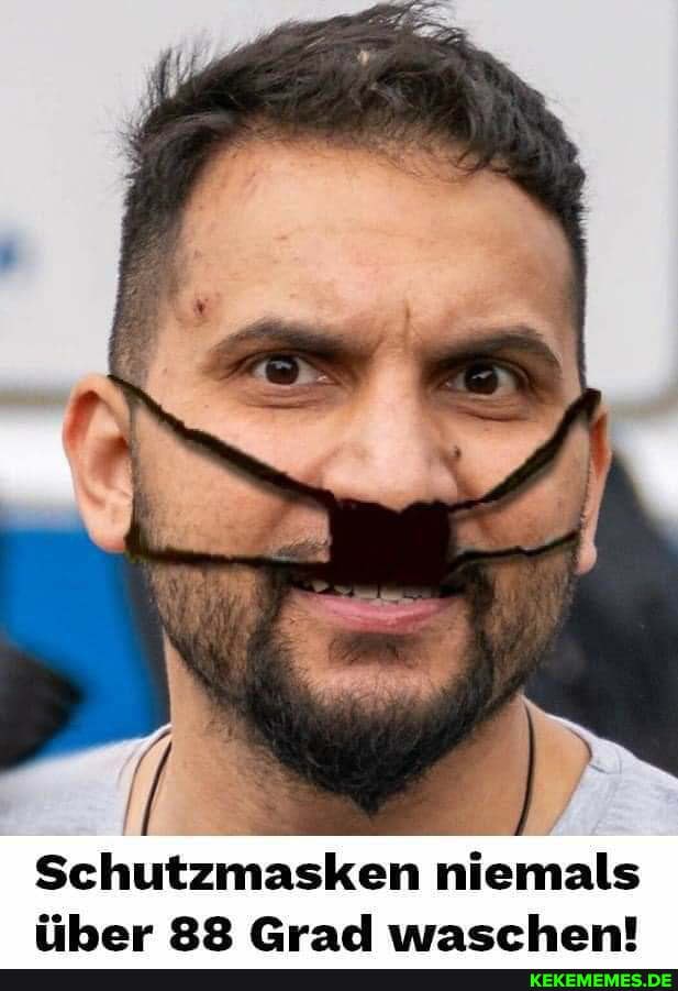 Schutzmasken niemals tthbar AR Grad waschen!