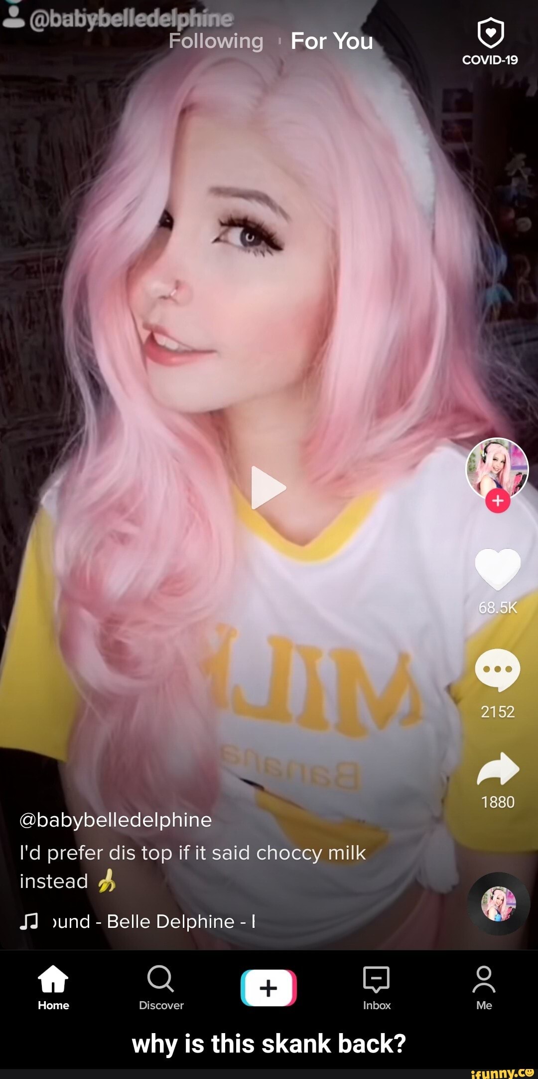 Does Belle Delphine have TikTok? – @babybelledelphine - Belle