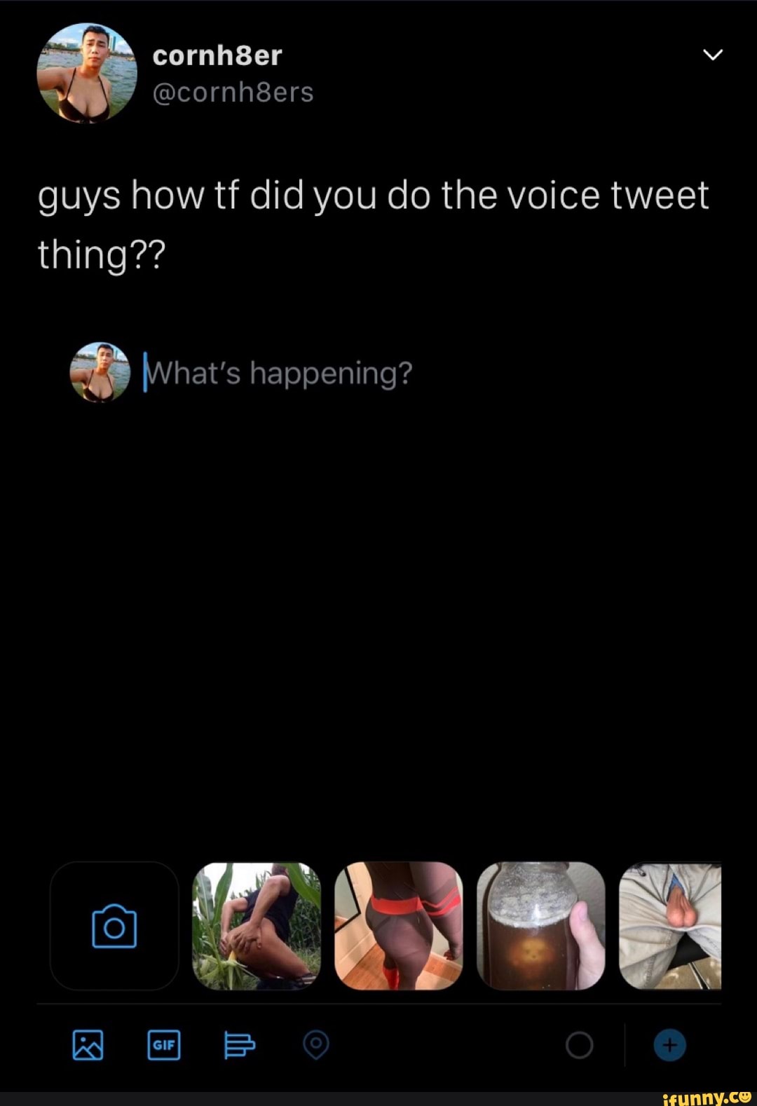 guys how tf did you do the voice tweet
thing??