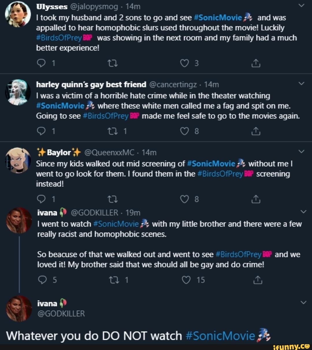 2 Ivana Godkiller N E I Went To Watch Sonicmovie With My