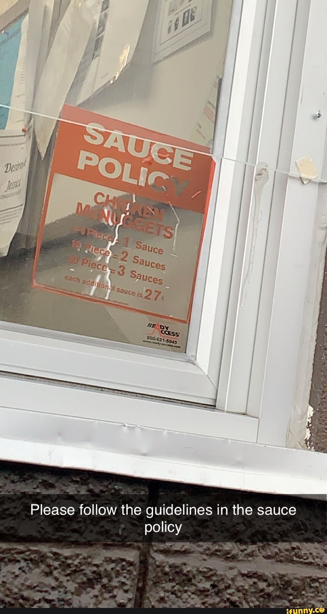Please follow the guidelines in the sauce policy