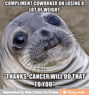 COMPLIMENT COWORKER ON LOSING Al