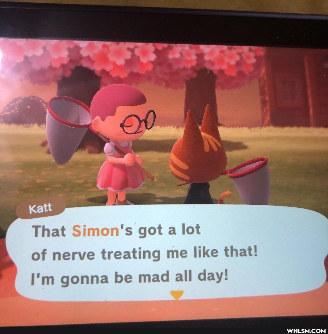 Kart
That Simon's got a lot of nerve treating me like that!
I'm gonna be mad all day!