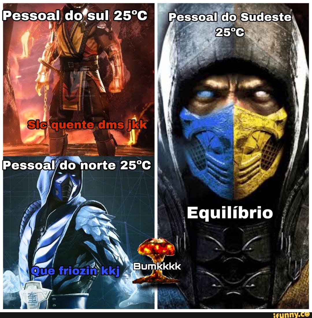 Pessoal do'sul 25ºC I Pessoal do Sudeste
Pessoal do norte 25ºC
Equilíbrio
Bumkkkk