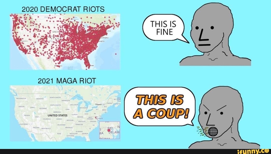 2020 DEMOCRAT RIOT
2021 MAGA RIOT
UNITED STATES