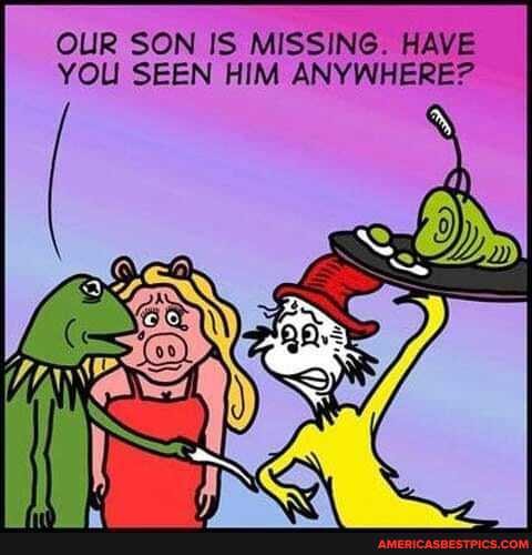 OUR SON IS MISSING. HAVE YOU SEEN HIM ANYWHERE?