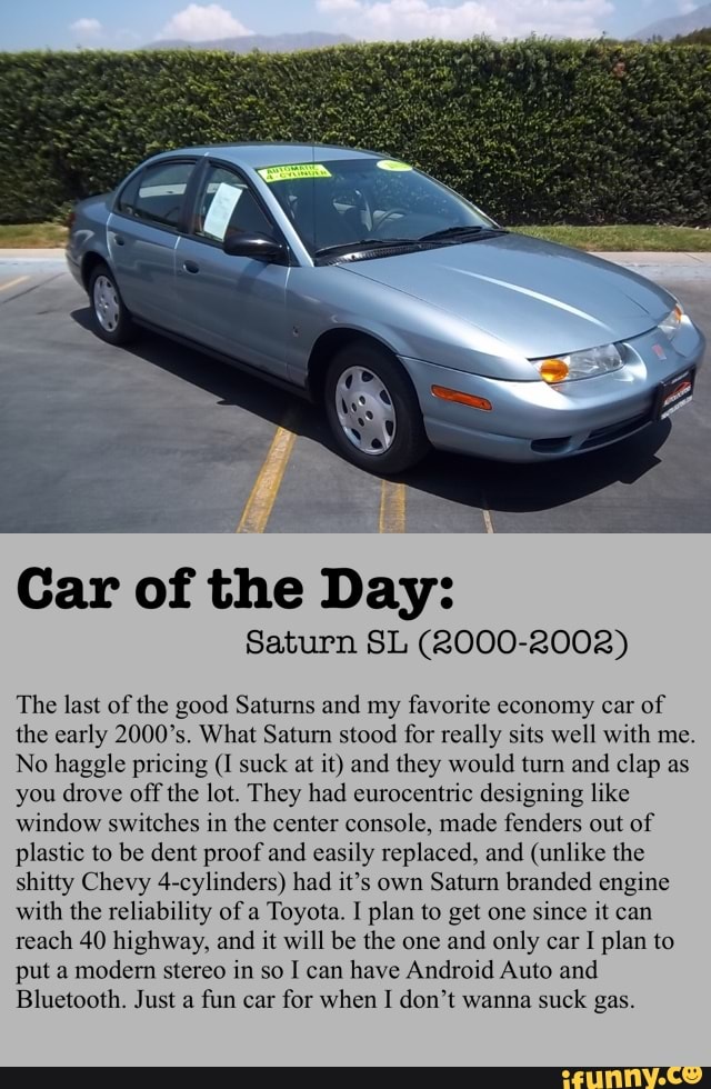 Car Of The Day Saturn SL 200