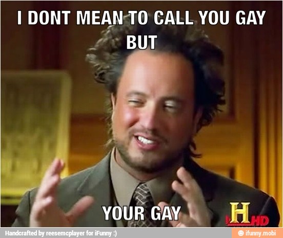 I DONT MEAN-TO CALL YOU GAY