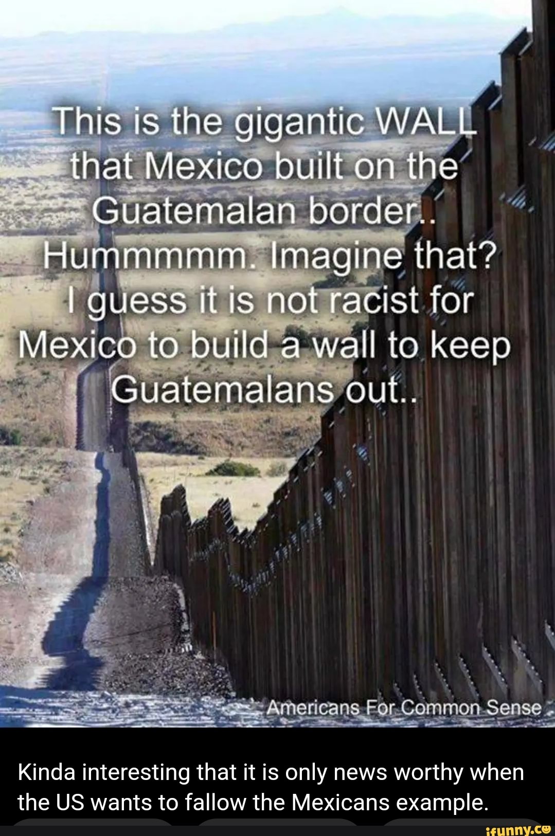 This Is The Gigantic WALL That Mexico Mexico Mi Built On The   709d5e145cc9c06b800cc19ed948a702b1bf0593c7092486674adce382f16e2c 1 