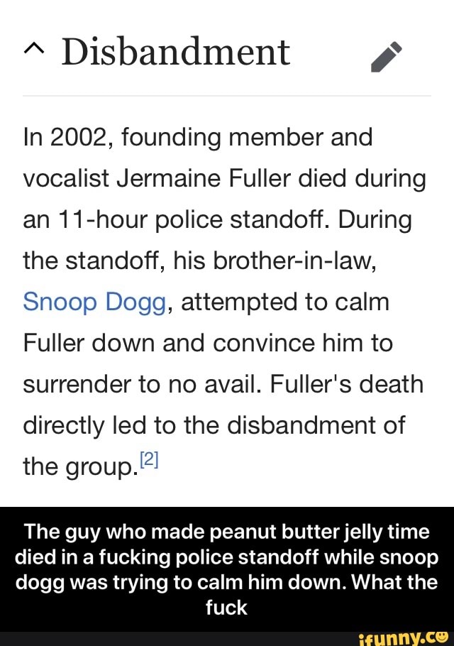 The Guy Who Made Peanut Butter Jelly Time Died In A Fucking Police