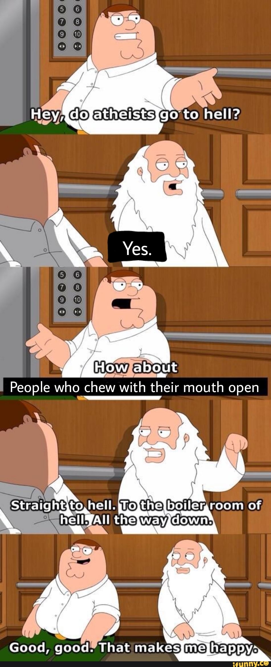 People Who Chew With Their Mouth Open I To Hell The Room Of Good