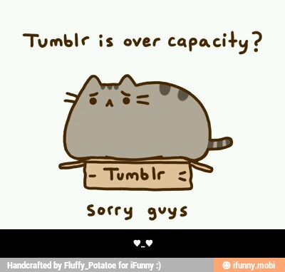 Tumblr is over
capacity?
Sorry guys - ♥_♥