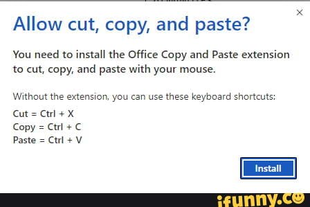 copy and paste extension