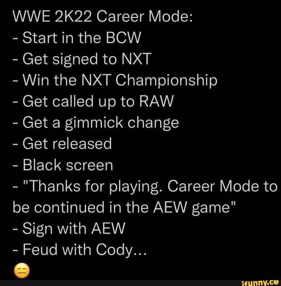 Wwe 2k22 Career Mode Start In The w Get Signed To Nxt Win The Nxt Championship