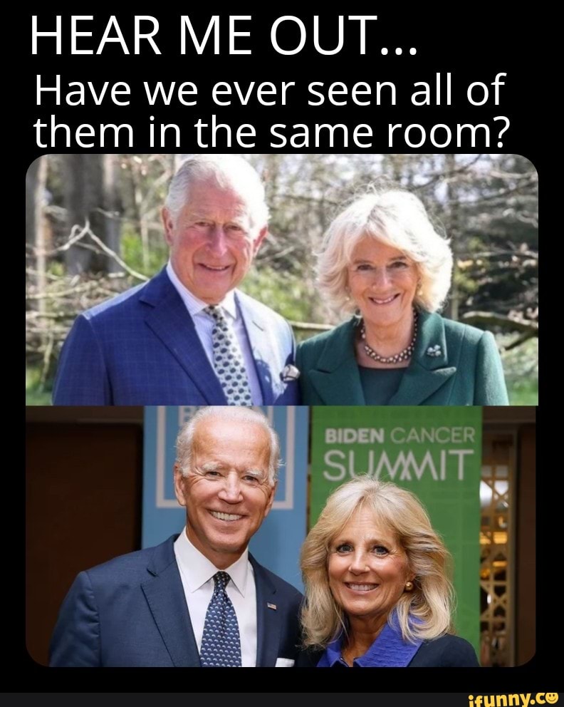 HEAR ME OUT... Have we ever seen all of them in the same room? - iFunny