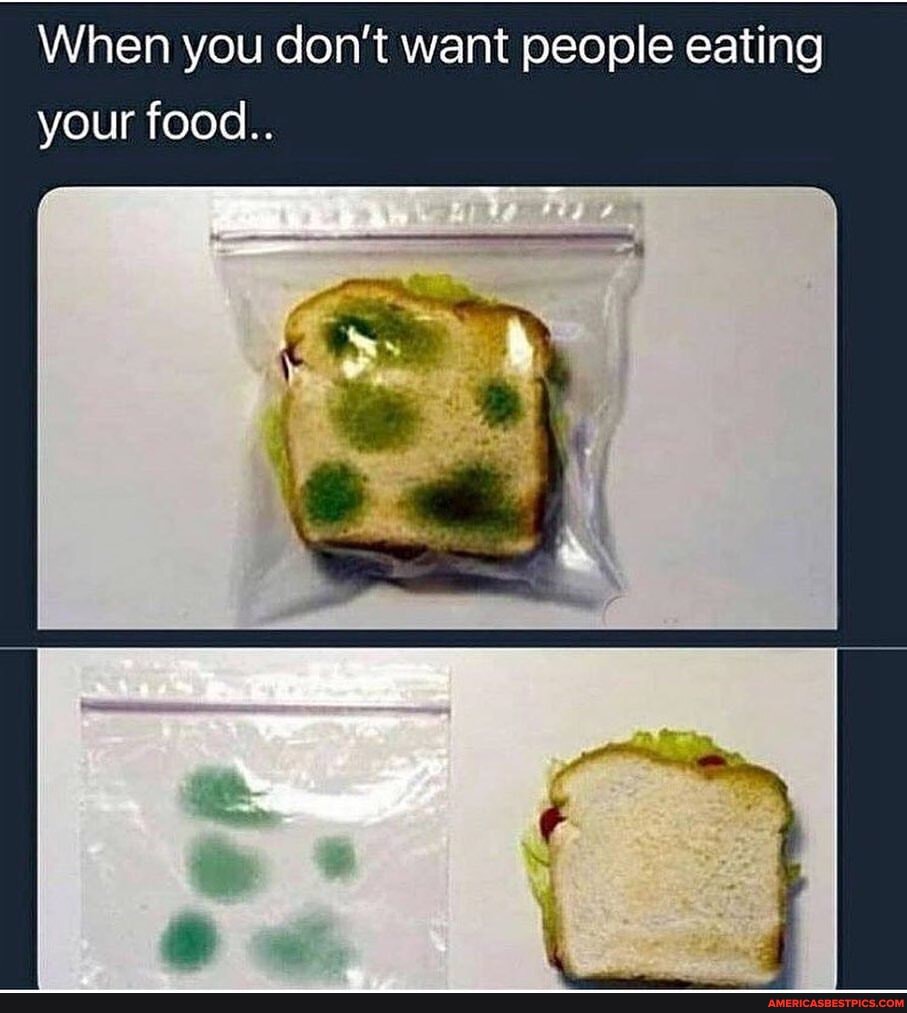 When you don't want people eating your food..