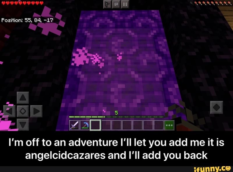 I'm off to an adventure I'll let you add me it is
angelcidcazares and I'll add you back - I’m off to an adventure I’ll let you add me it is angelcidcazares and I’ll add you back