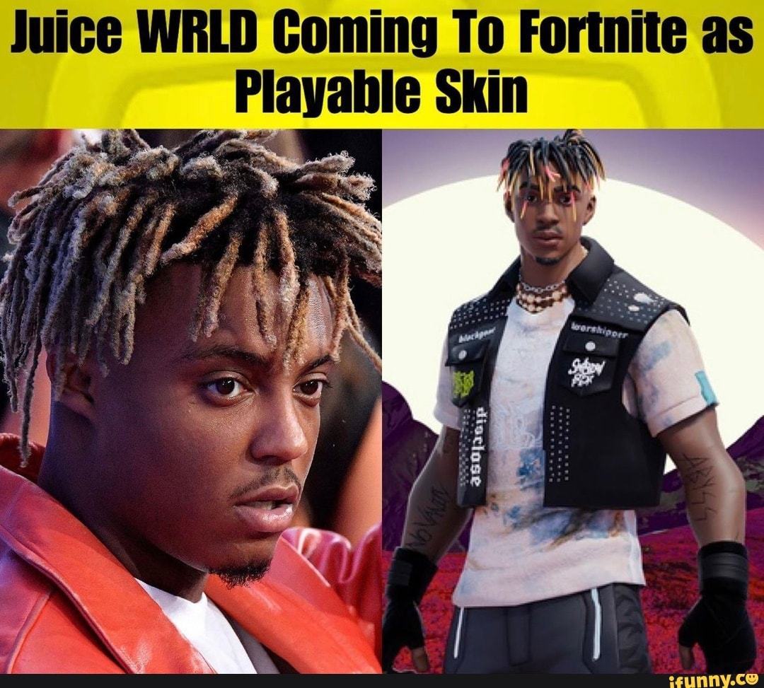 Juice WRLD Coming To Fortnite as Skin iFunny