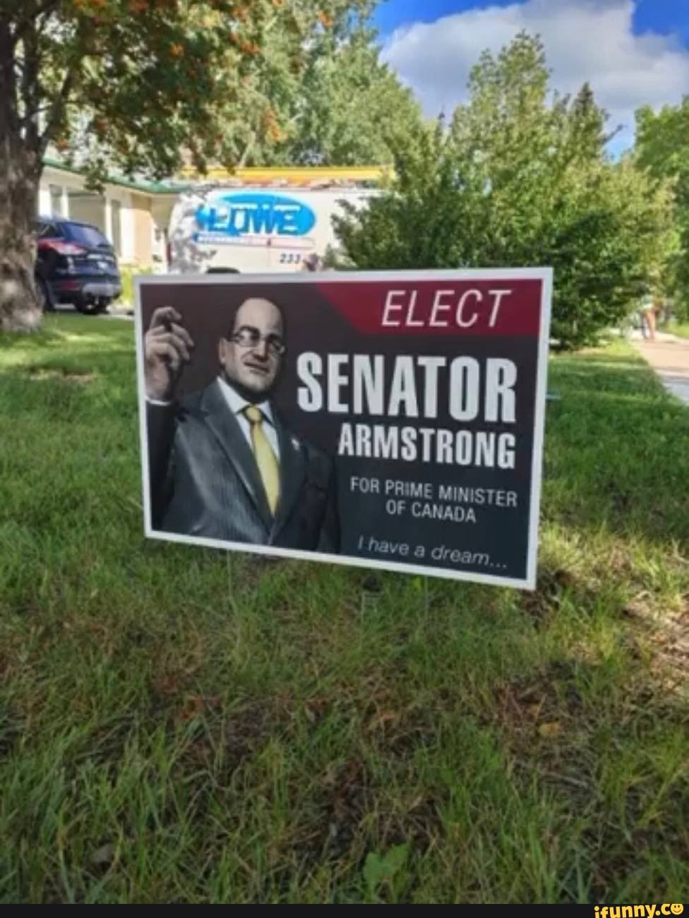 ELECT SENATOR ARMSTRONG FOR PRIME MINISTER OF CANADA iFunny