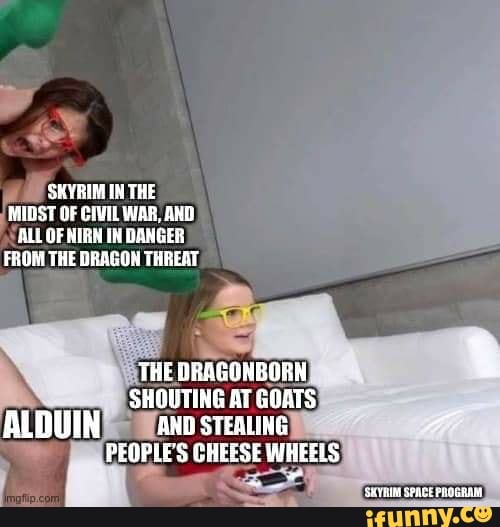 MIDST OF CIVIL WAR, AND
'ALL OF NIRN IN DANGER:
FROM THE DRAGON THREAT.
PEOPLE'S CHEESE
WHEELS
