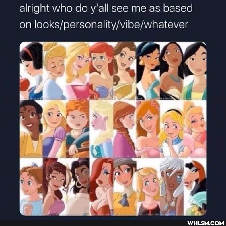 alright who do y'all see me as based on